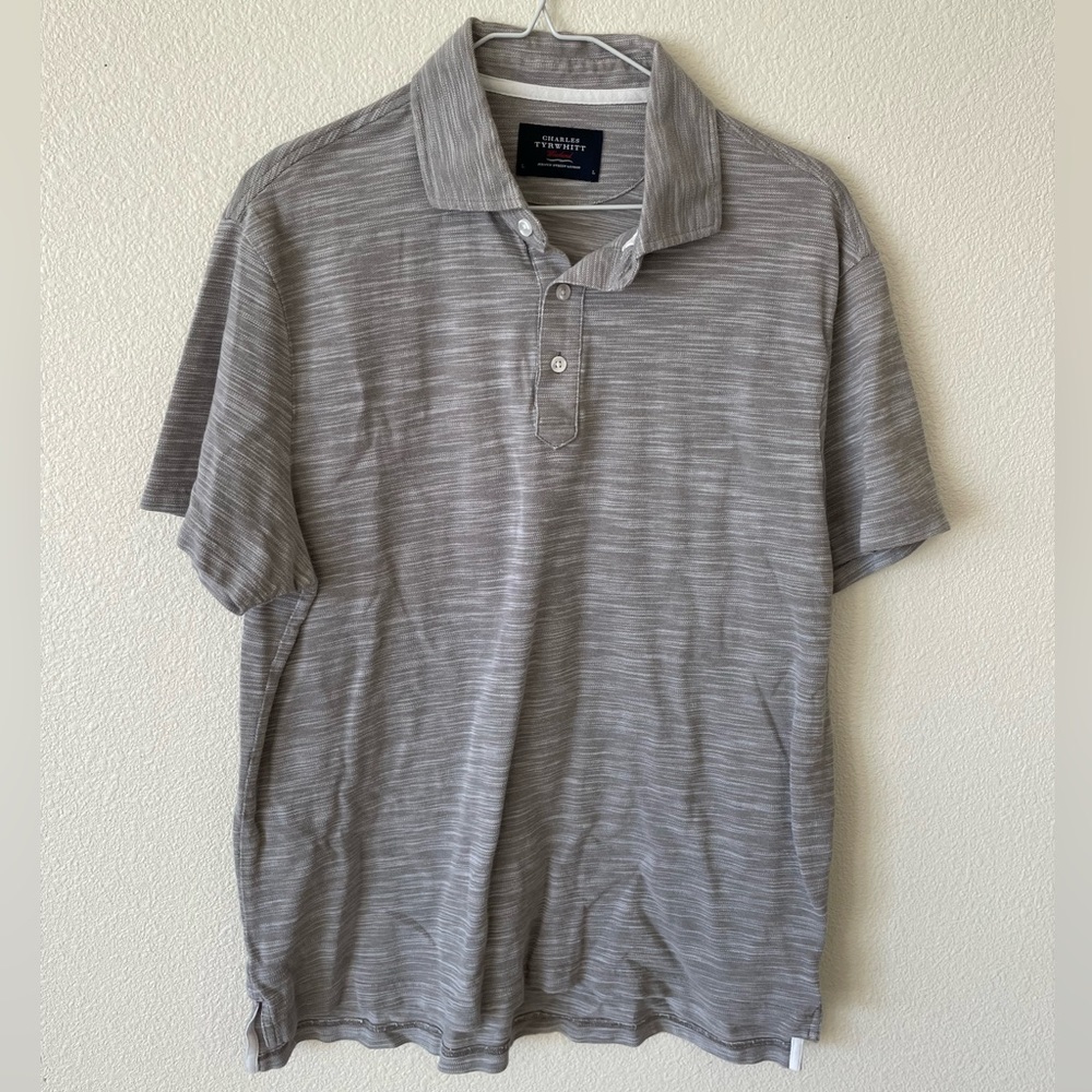 Mens grey polo
